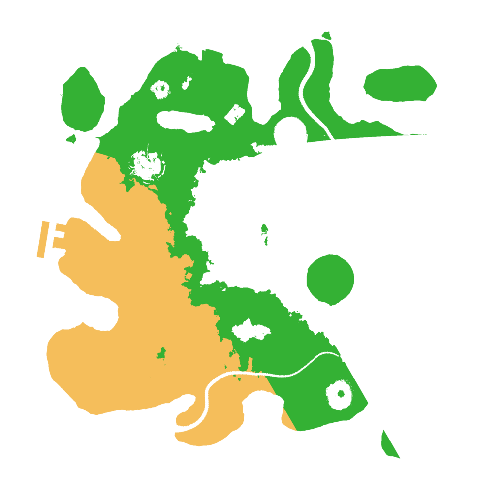 Biome Rust Map: Procedural Map, Size: 2800, Seed: 796571855