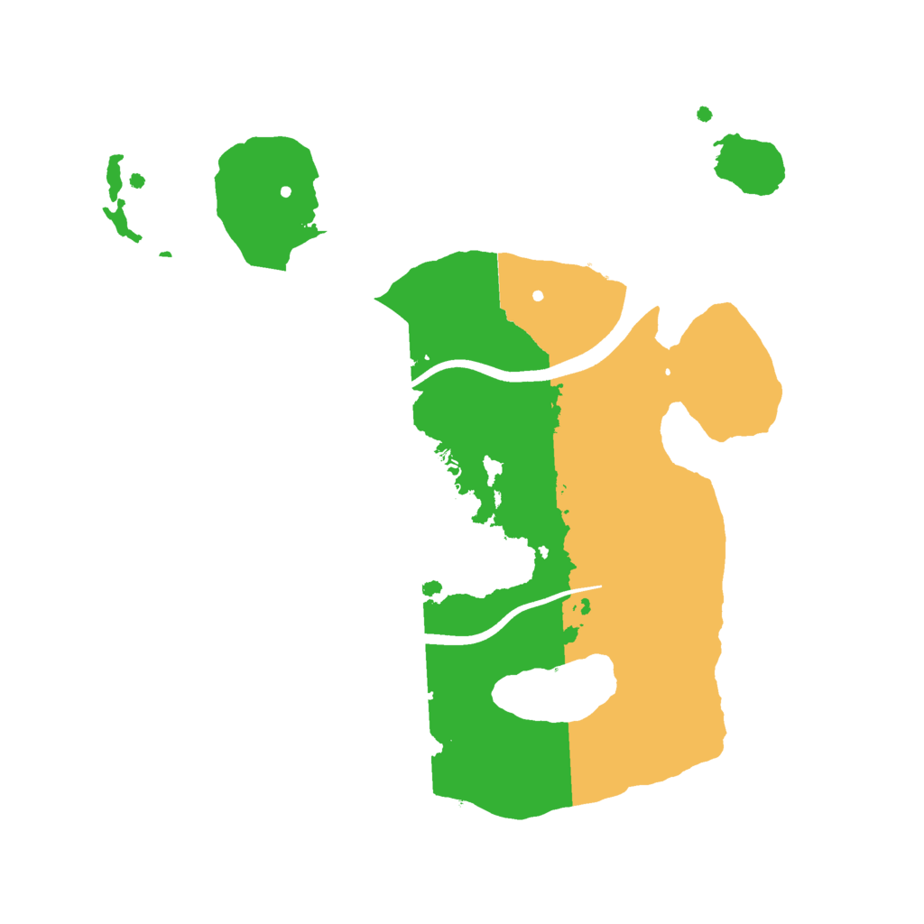 Biome Rust Map: Procedural Map, Size: 2450, Seed: 1281498699