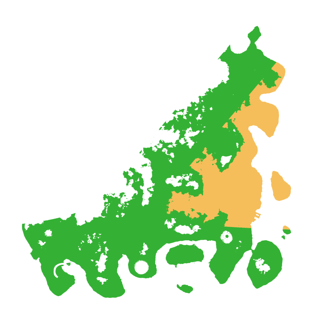 Biome Rust Map: Procedural Map, Size: 4000, Seed: 4518