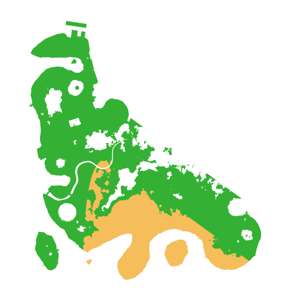 Biome Rust Map: Procedural Map, Size: 3000, Seed: 250781252