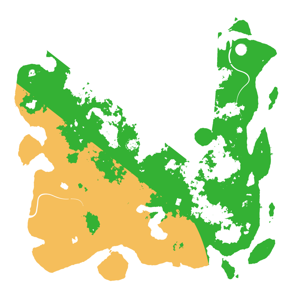 Biome Rust Map: Procedural Map, Size: 4500, Seed: 11923435