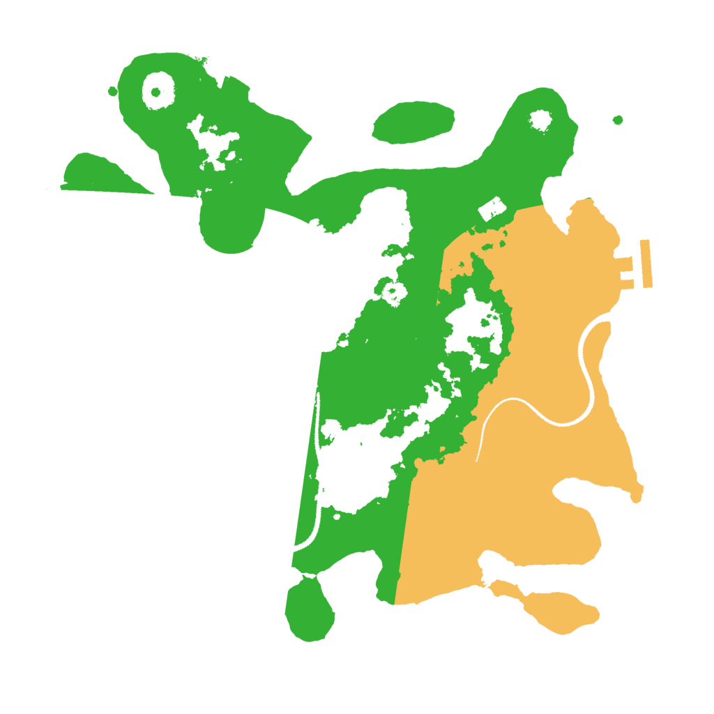 Biome Rust Map: Procedural Map, Size: 3000, Seed: 56356