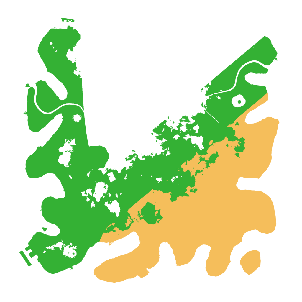 Biome Rust Map: Procedural Map, Size: 3500, Seed: 990133217