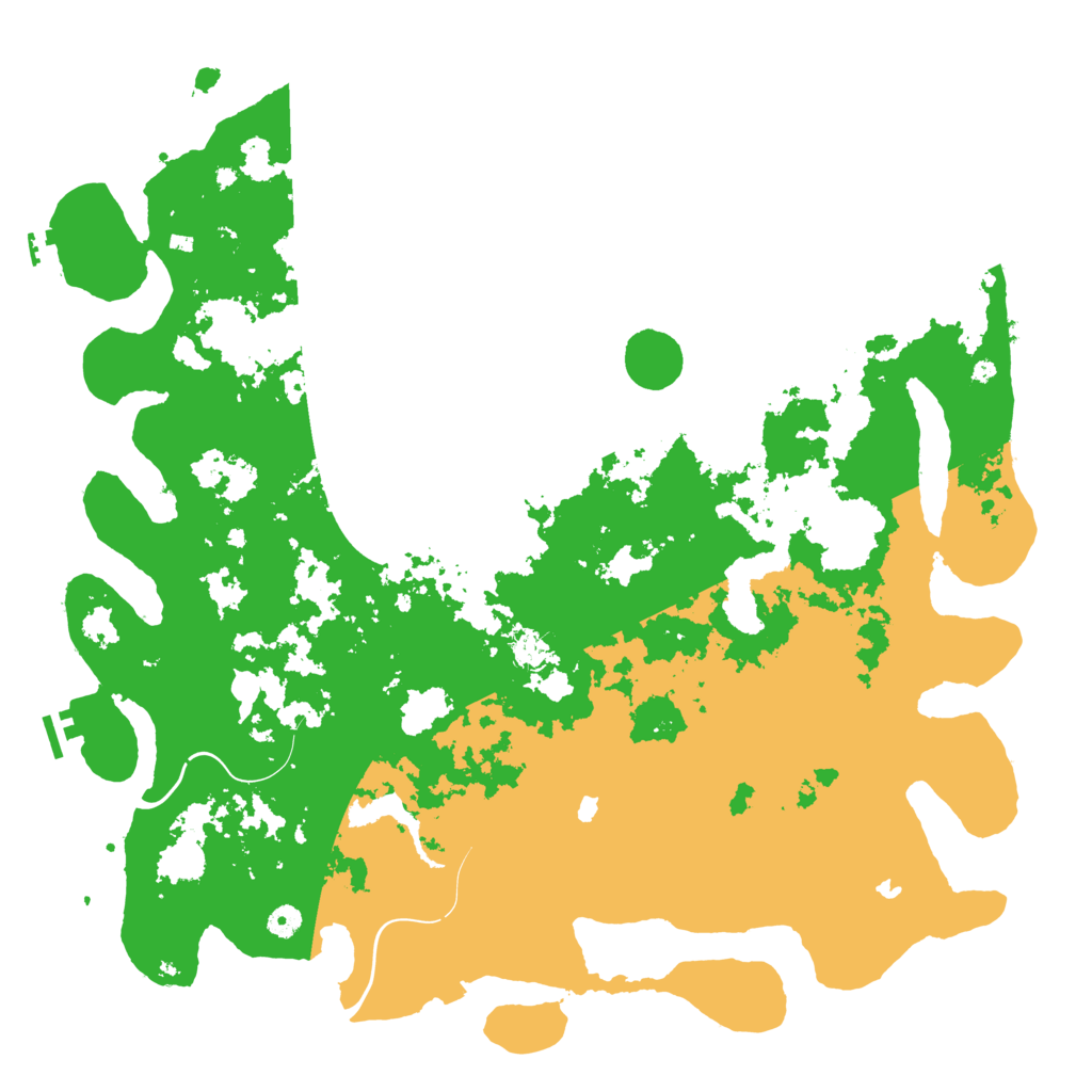 Biome Rust Map: Procedural Map, Size: 5000, Seed: 60999970