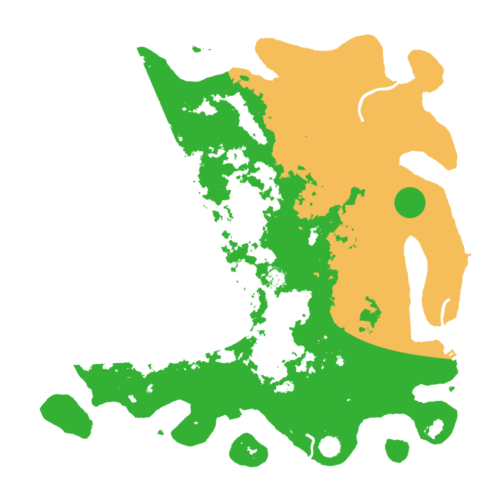 Biome Rust Map: Procedural Map, Size: 4250, Seed: 10517