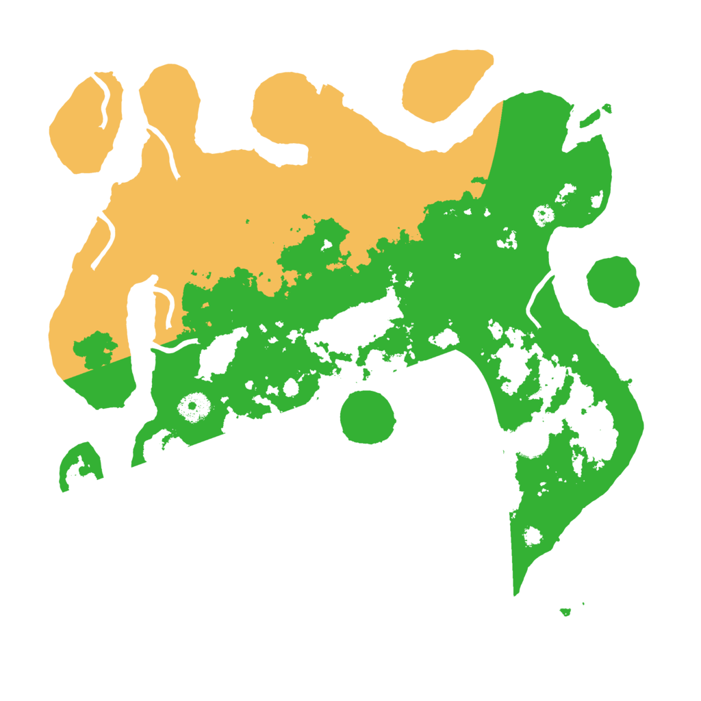 Biome Rust Map: Procedural Map, Size: 3500, Seed: 30329595