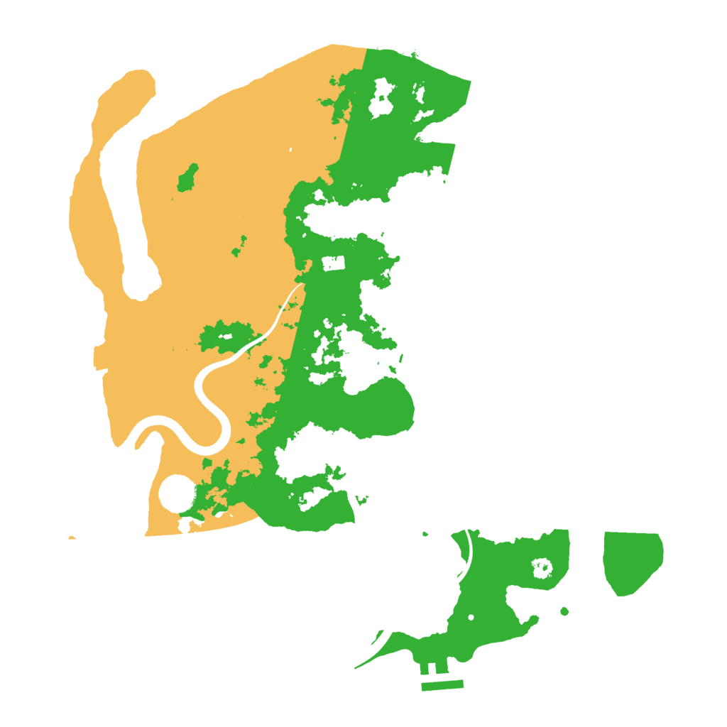 Biome Rust Map: Procedural Map, Size: 3500, Seed: 1293258284