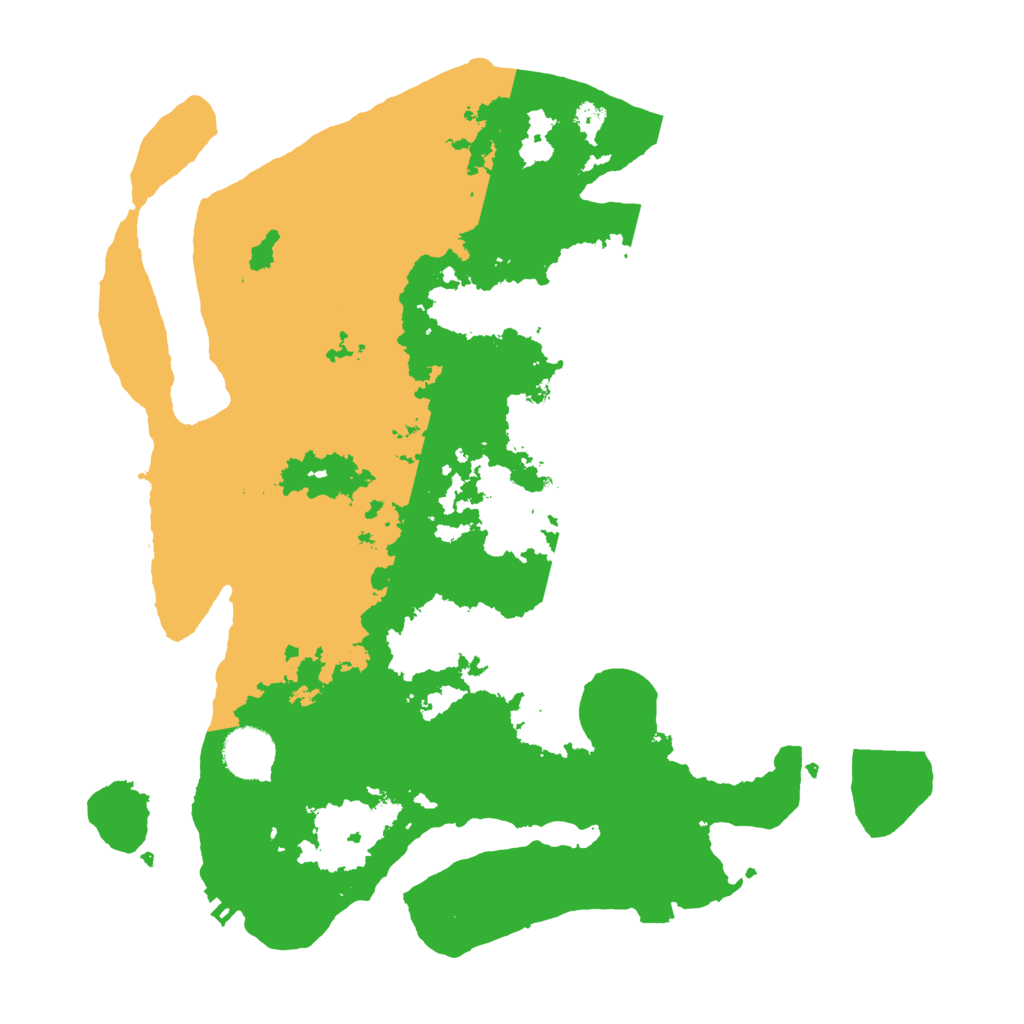 Biome Rust Map: Procedural Map, Size: 3500, Seed: 1293258284