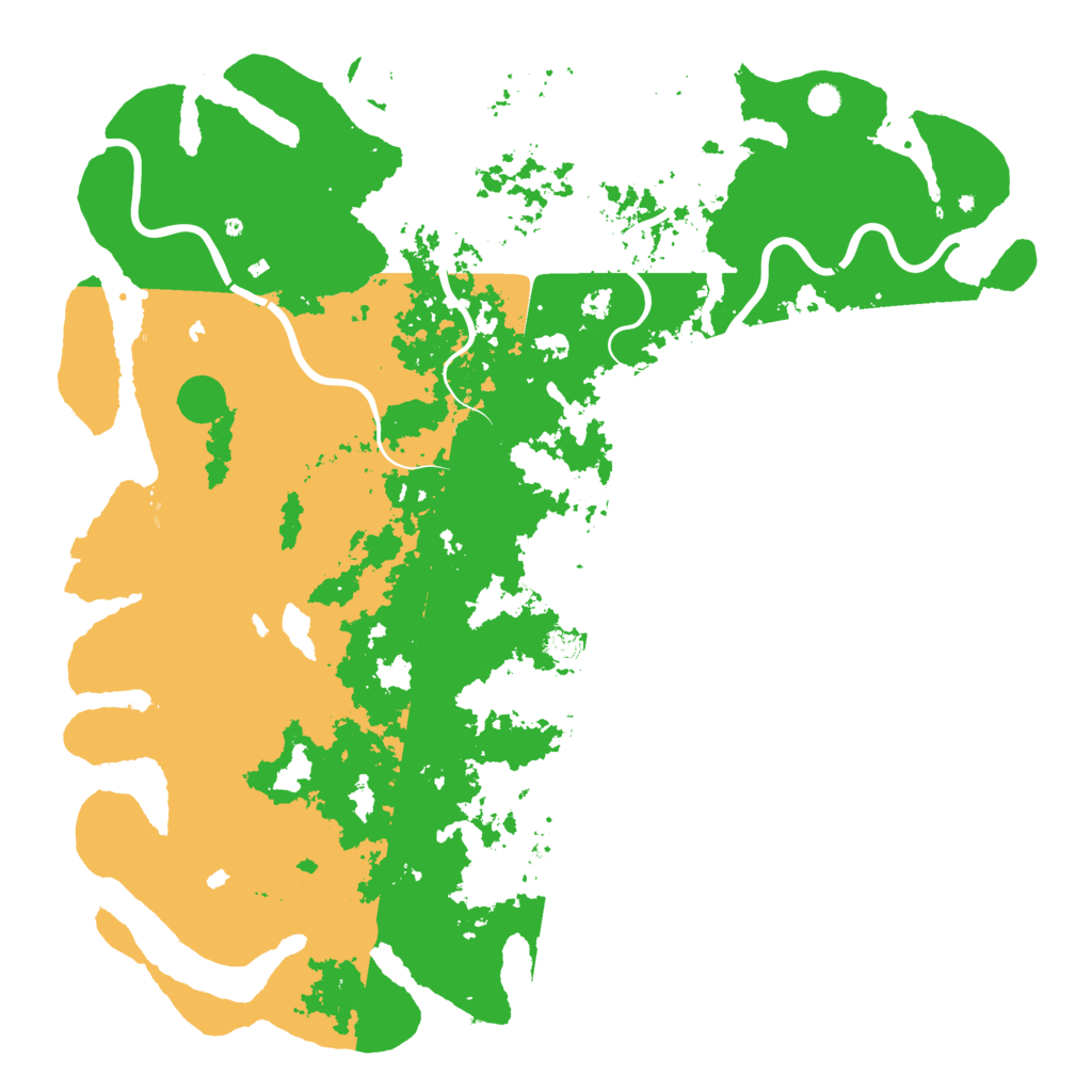 Biome Rust Map: Procedural Map, Size: 6000, Seed: 64890885