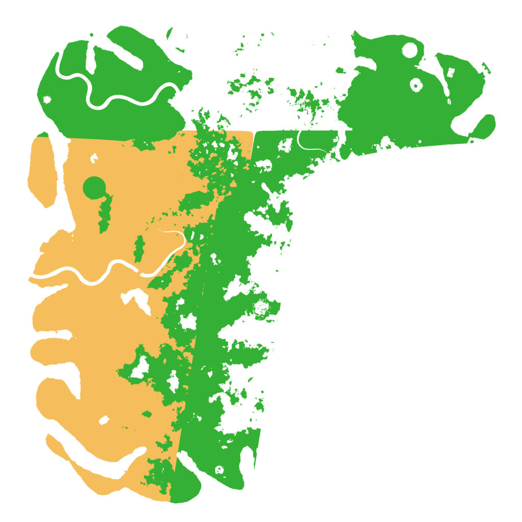 Biome Rust Map: Procedural Map, Size: 6000, Seed: 64890885