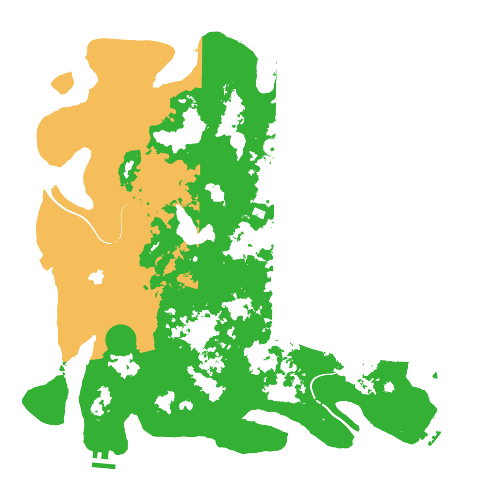 Biome Rust Map: Procedural Map, Size: 4250, Seed: 64387824