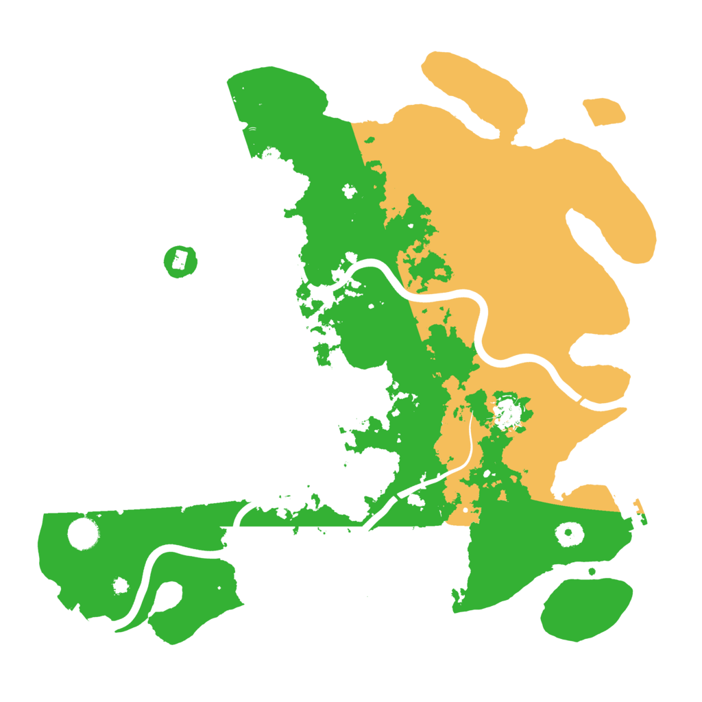 Biome Rust Map: Procedural Map, Size: 3950, Seed: 529