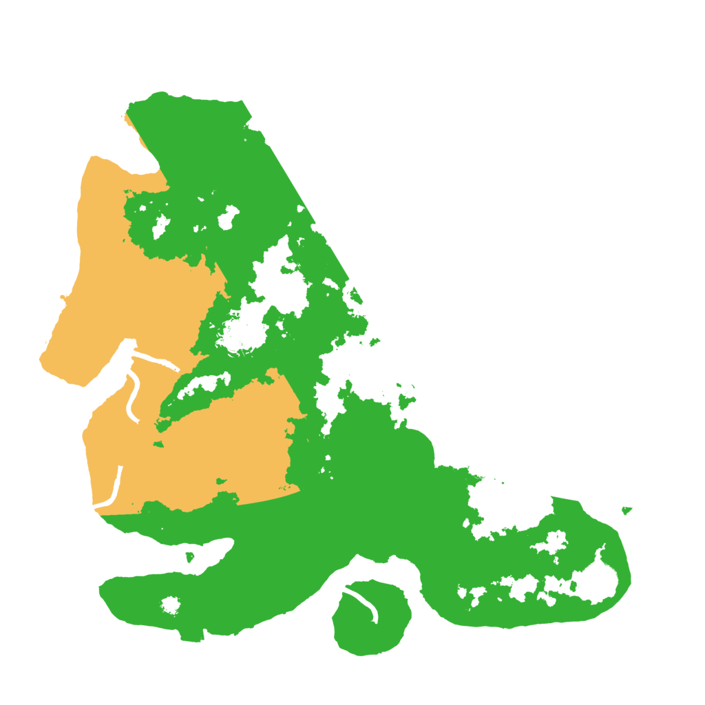 Biome Rust Map: Procedural Map, Size: 3500, Seed: 62024