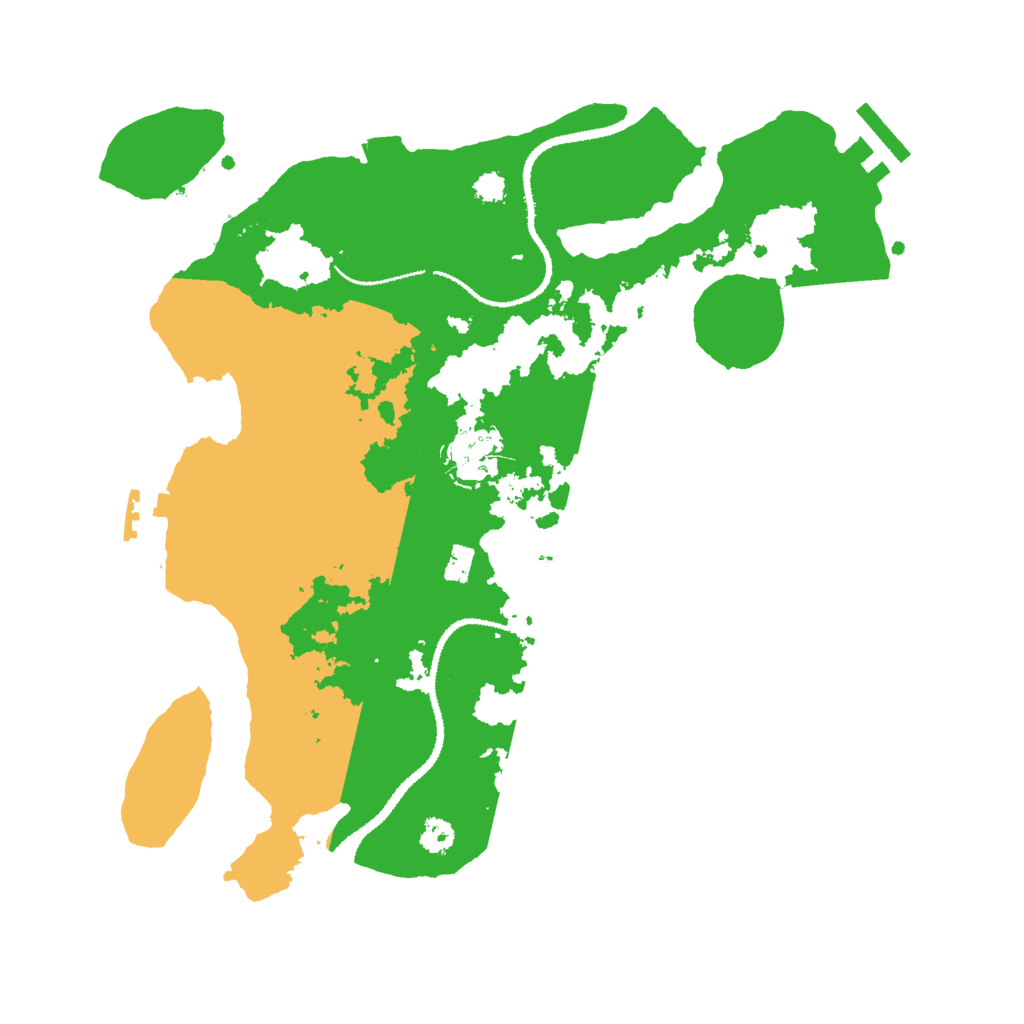 Biome Rust Map: Procedural Map, Size: 3000, Seed: 817802618