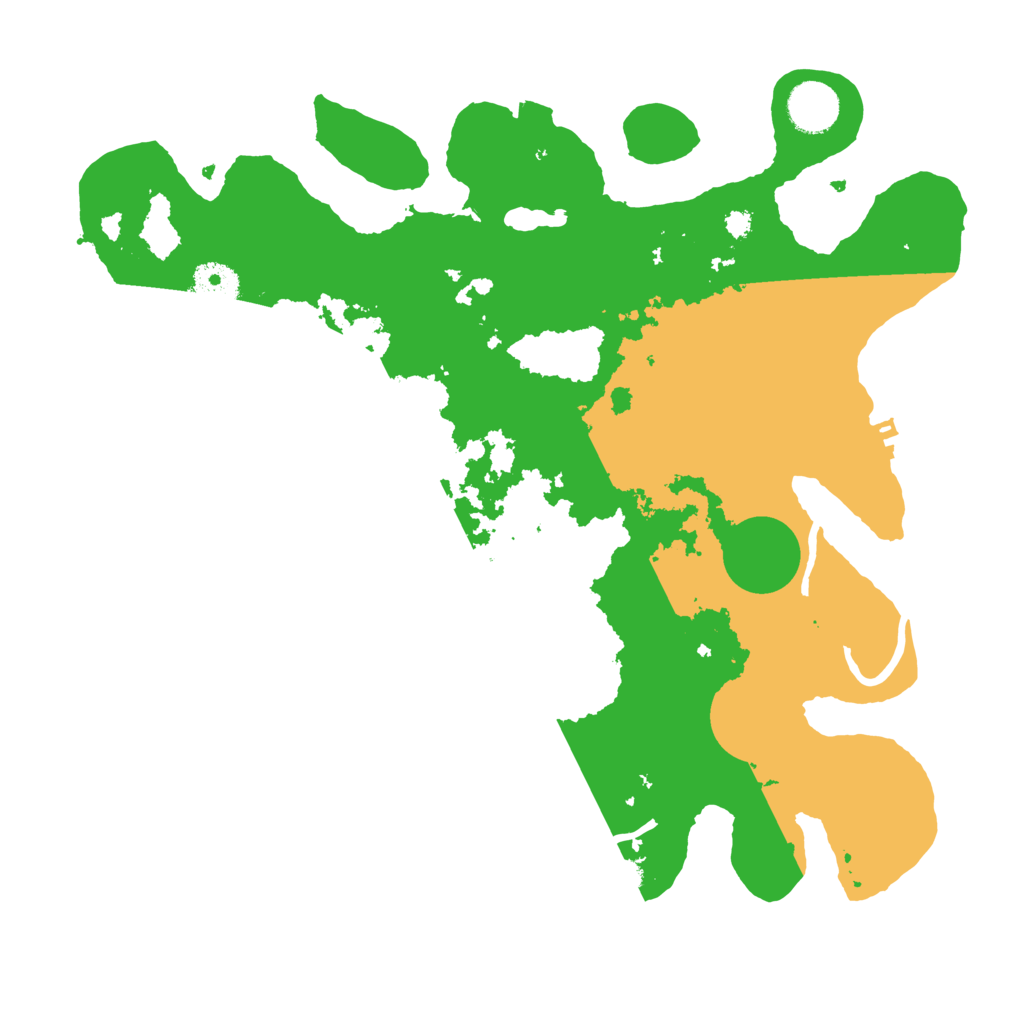 Biome Rust Map: Procedural Map, Size: 3500, Seed: 745429170