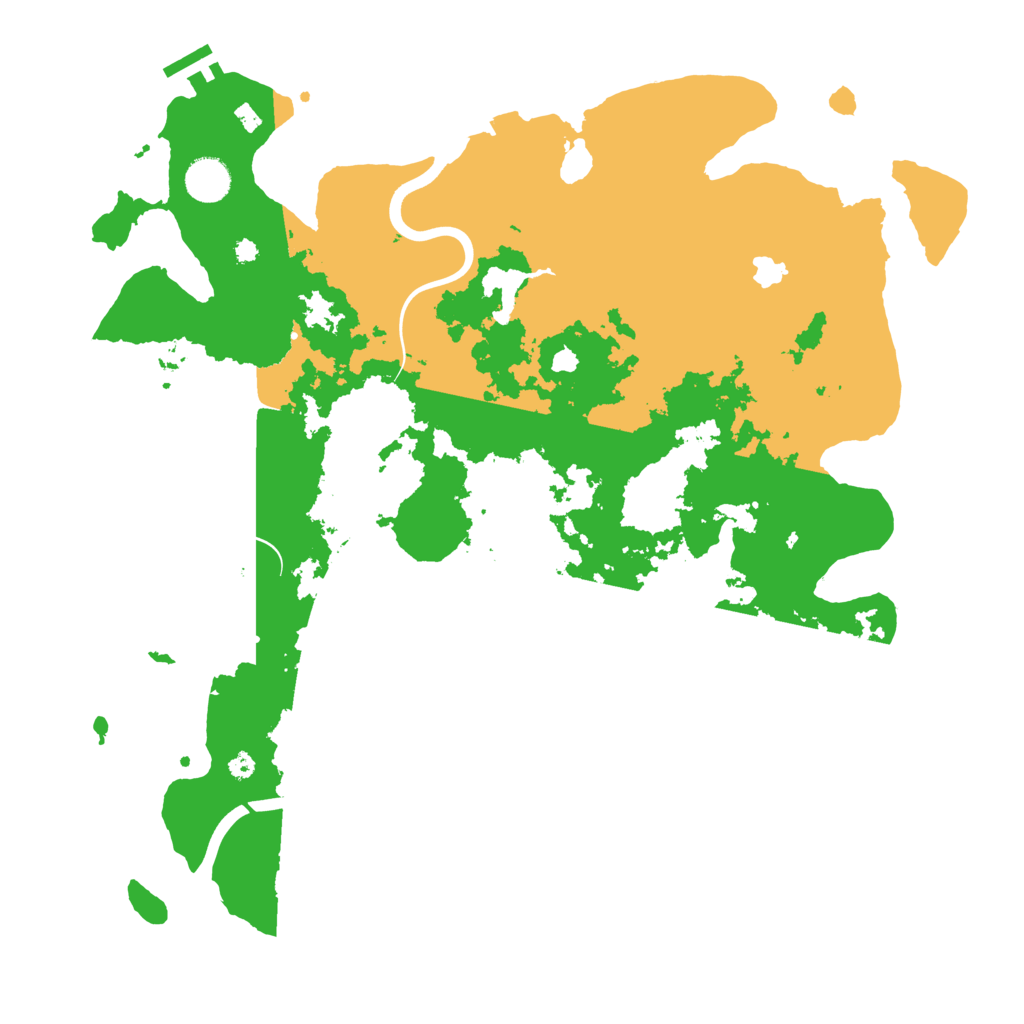 Biome Rust Map: Procedural Map, Size: 4000, Seed: 232923336
