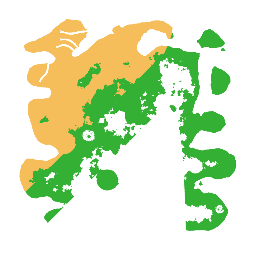 Biome Rust Map: Procedural Map, Size: 3200, Seed: 4324235