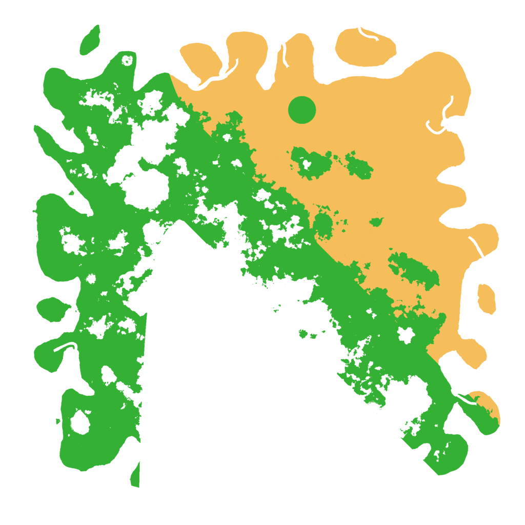 Biome Rust Map: Procedural Map, Size: 5000, Seed: 1301994