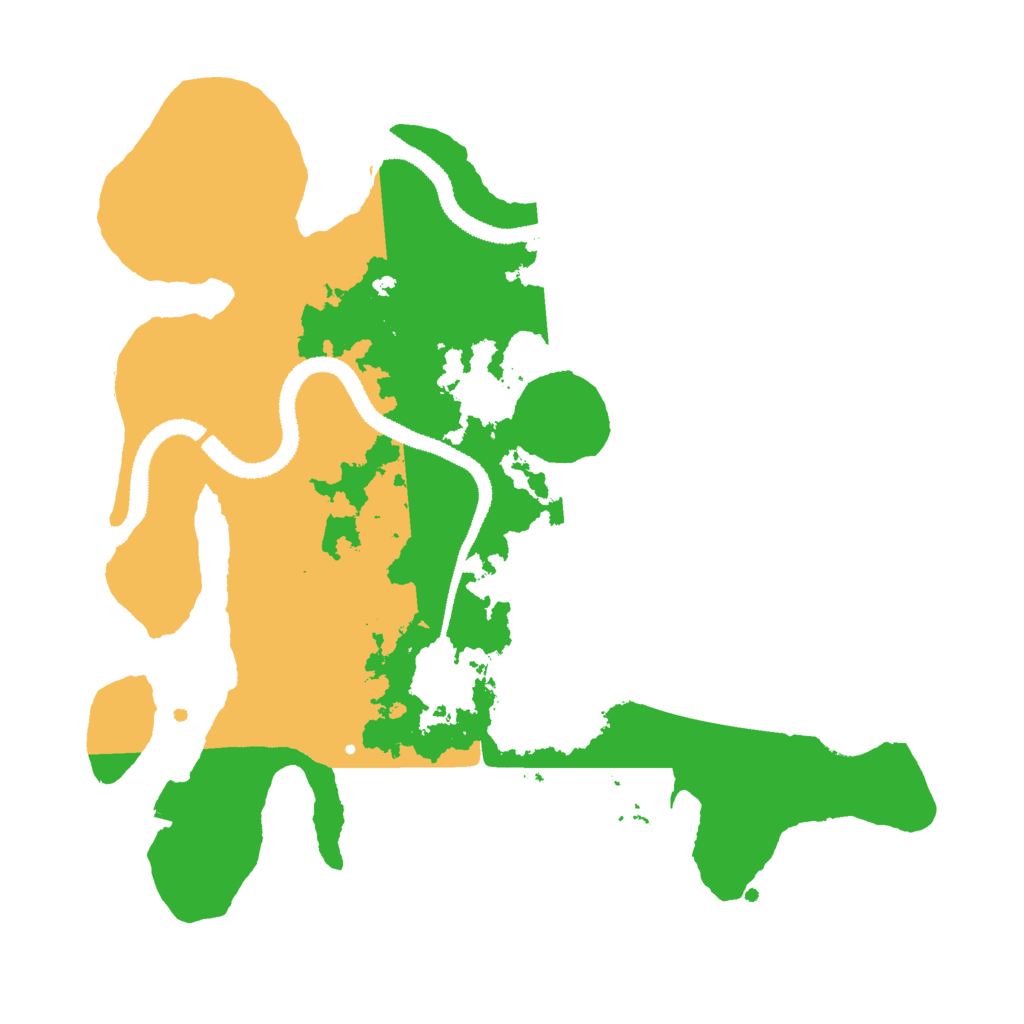 Biome Rust Map: Procedural Map, Size: 3000, Seed: 143027218
