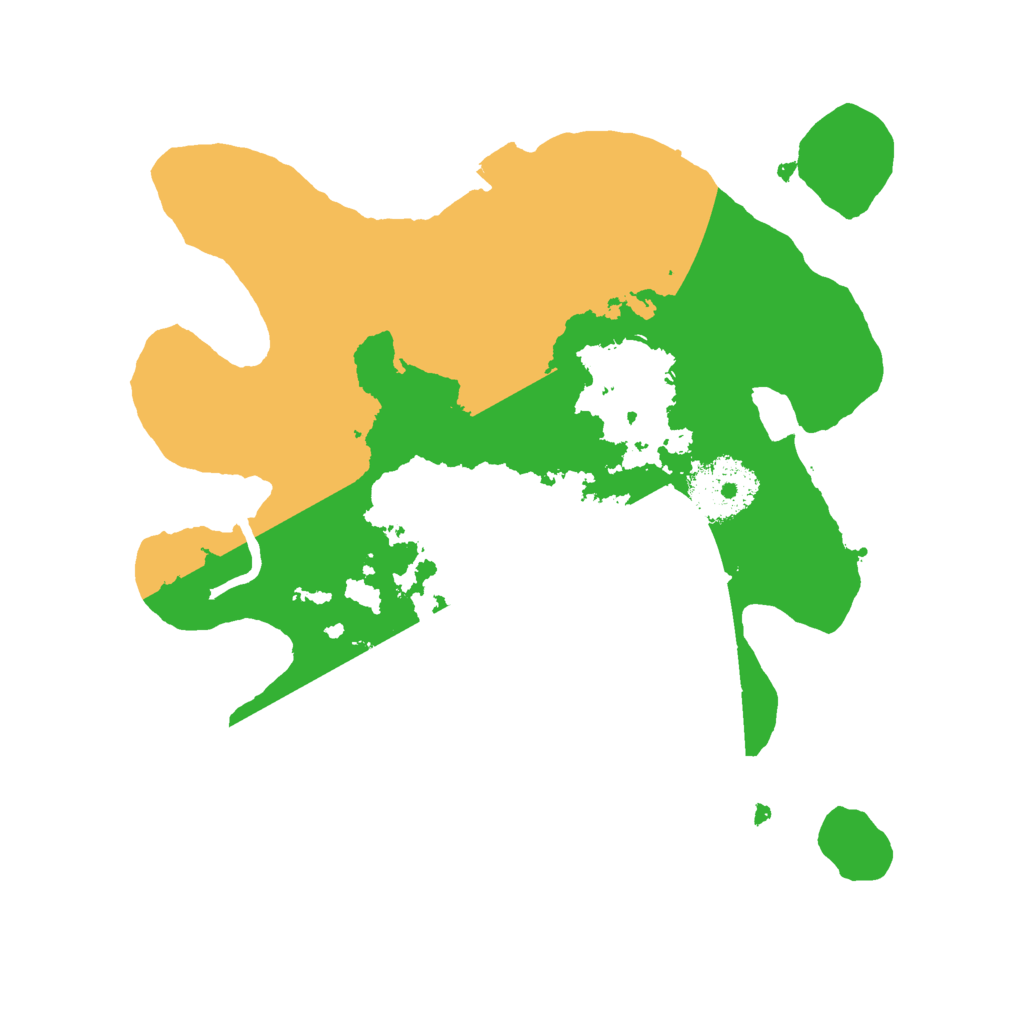 Biome Rust Map: Procedural Map, Size: 2500, Seed: 7728683