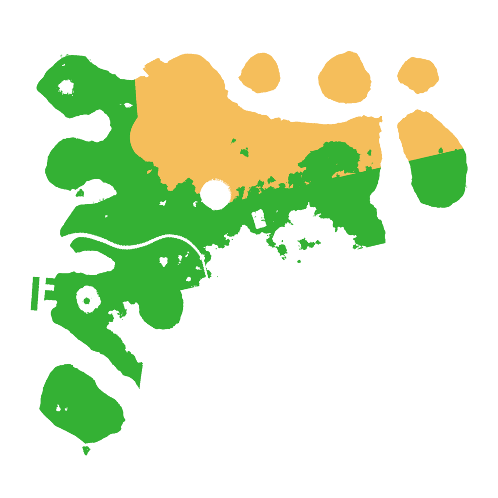 Biome Rust Map: Procedural Map, Size: 3000, Seed: 348934546