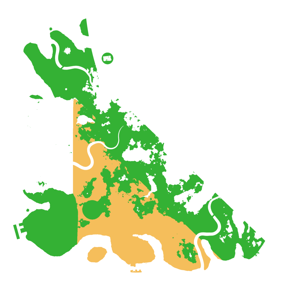 Biome Rust Map: Procedural Map, Size: 4000, Seed: 244771846