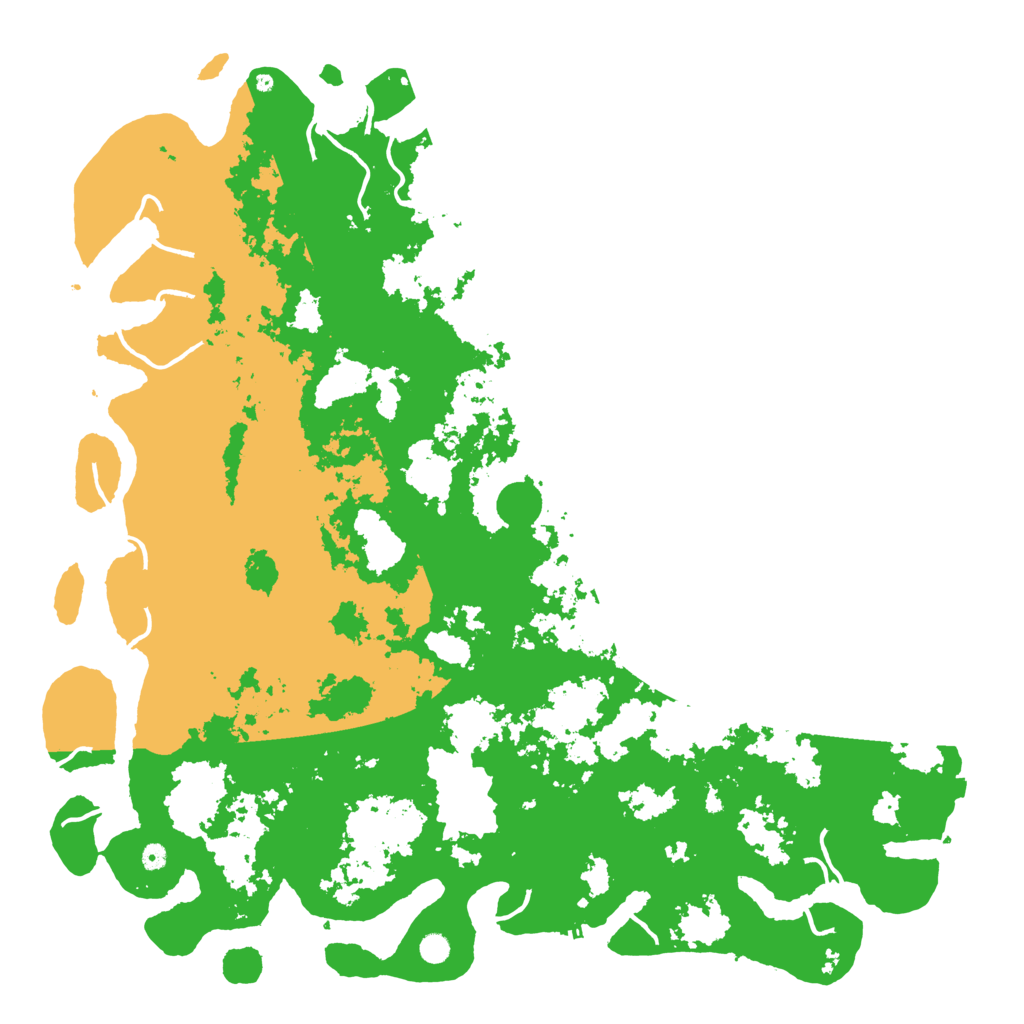 Biome Rust Map: Procedural Map, Size: 6000, Seed: 962116863