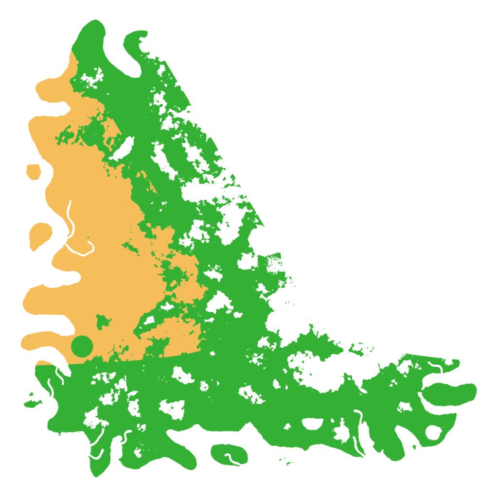 Biome Rust Map: Procedural Map, Size: 6000, Seed: 2636