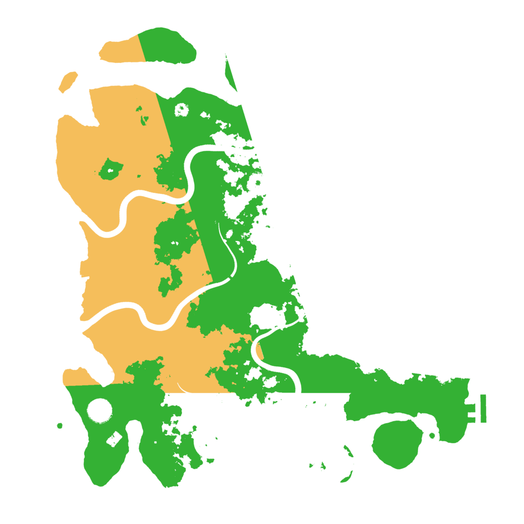 Biome Rust Map: Procedural Map, Size: 3750, Seed: 966654867