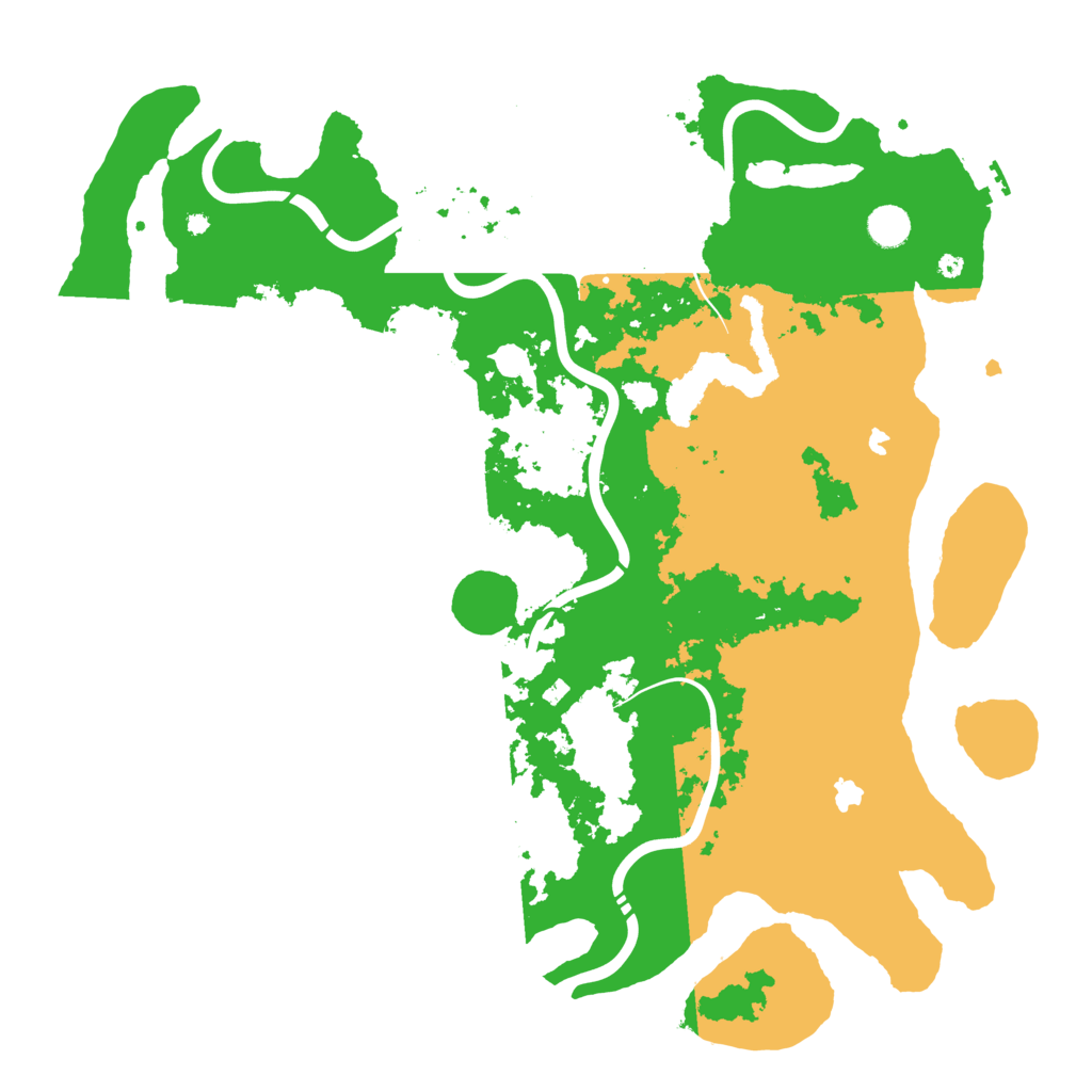 Biome Rust Map: Procedural Map, Size: 4500, Seed: 2186