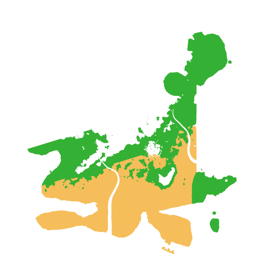 Biome Rust Map: Procedural Map, Size: 3000, Seed: 788624850