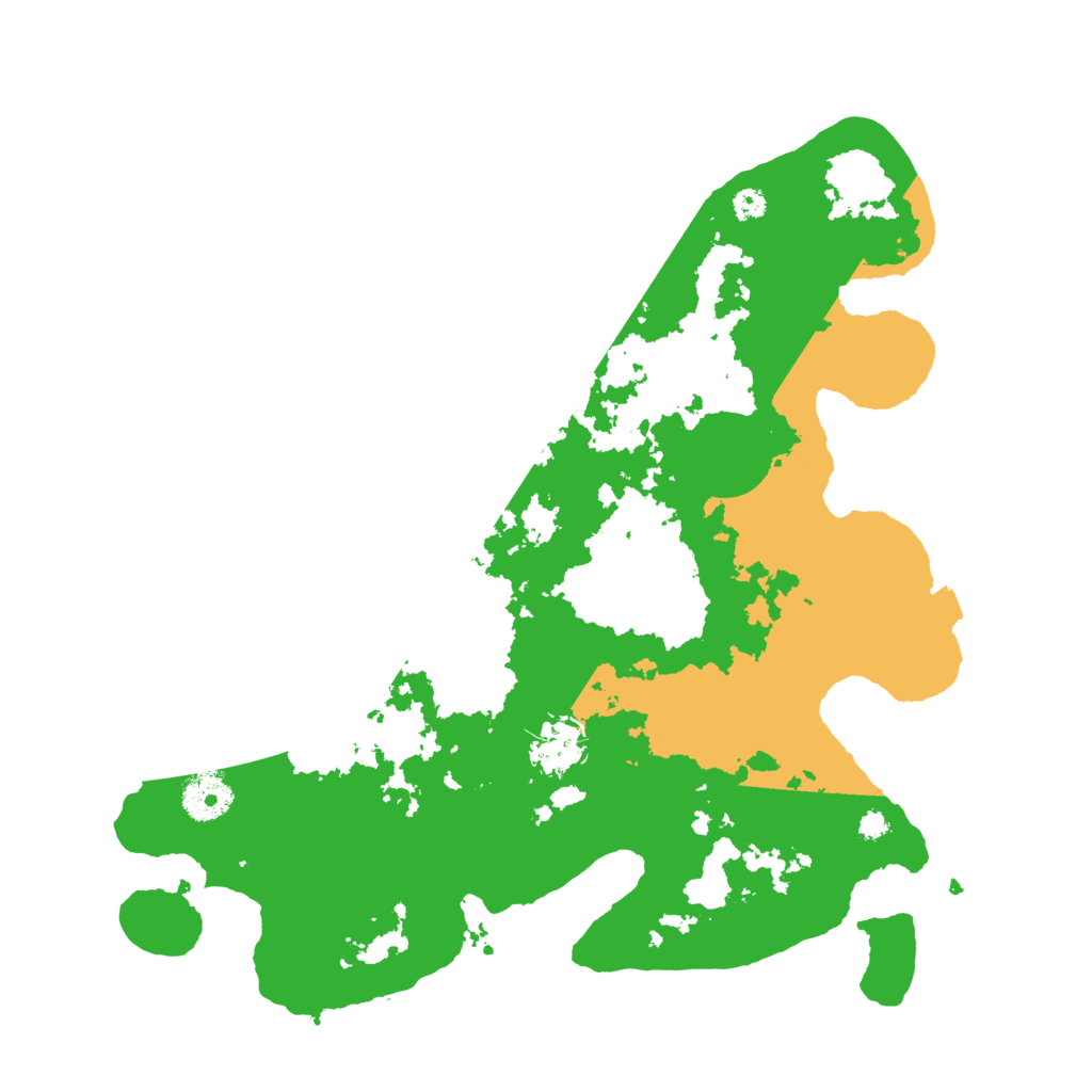Biome Rust Map: Procedural Map, Size: 3500, Seed: 54949594