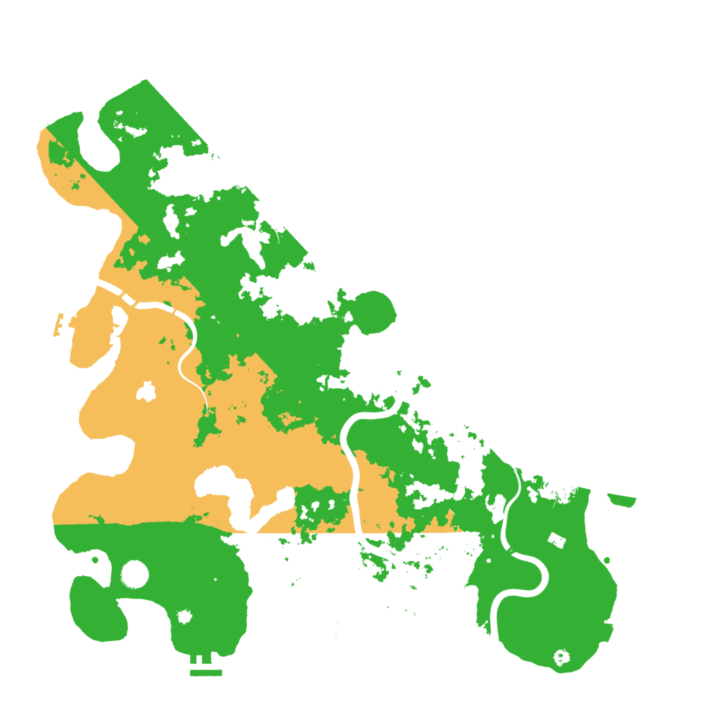 Biome Rust Map: Procedural Map, Size: 4500, Seed: 690842805
