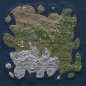 Thumbnail Rust Map: Procedural Map, Size: 4250, Seed: 1415151367, 19 Monuments