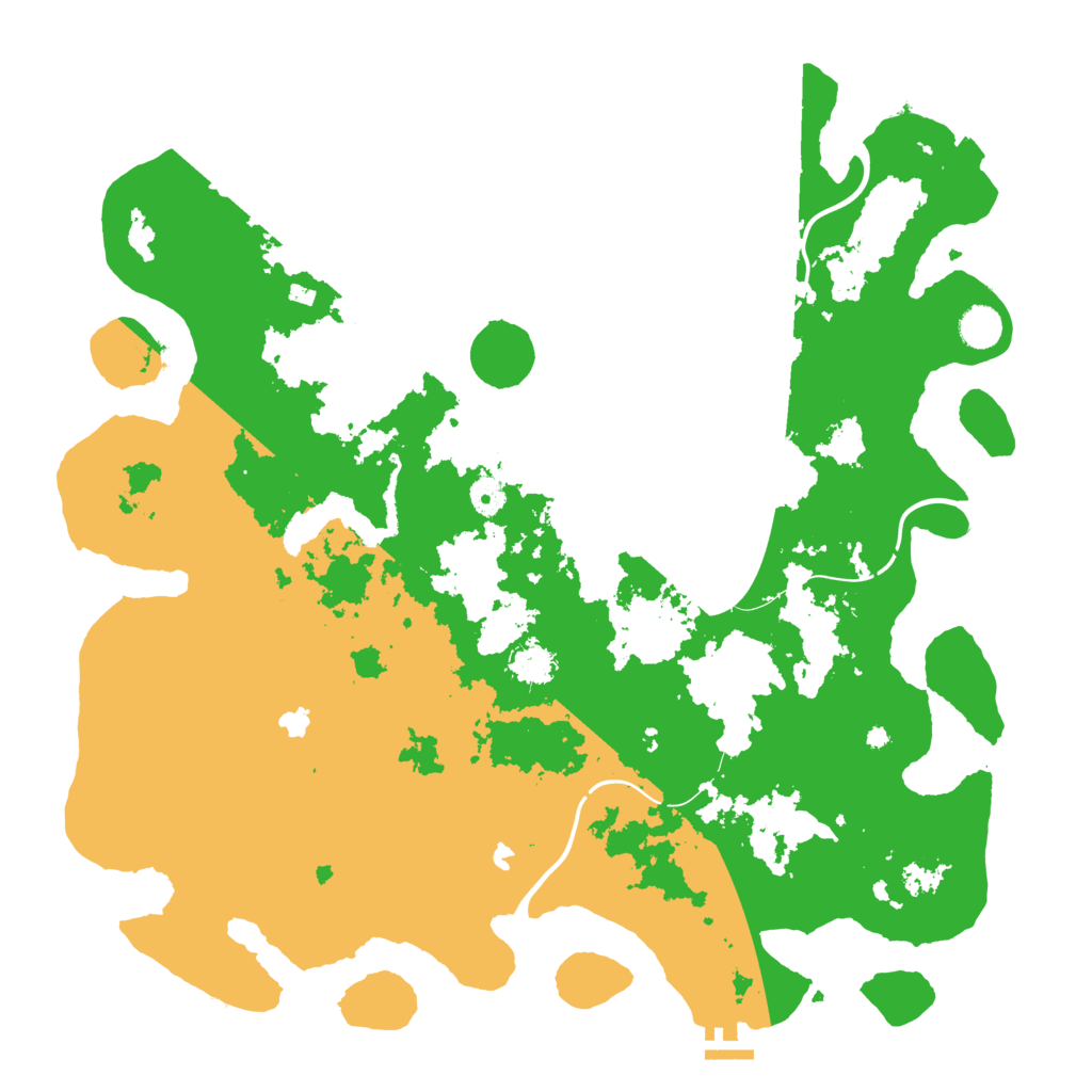 Biome Rust Map: Procedural Map, Size: 4500, Seed: 26292