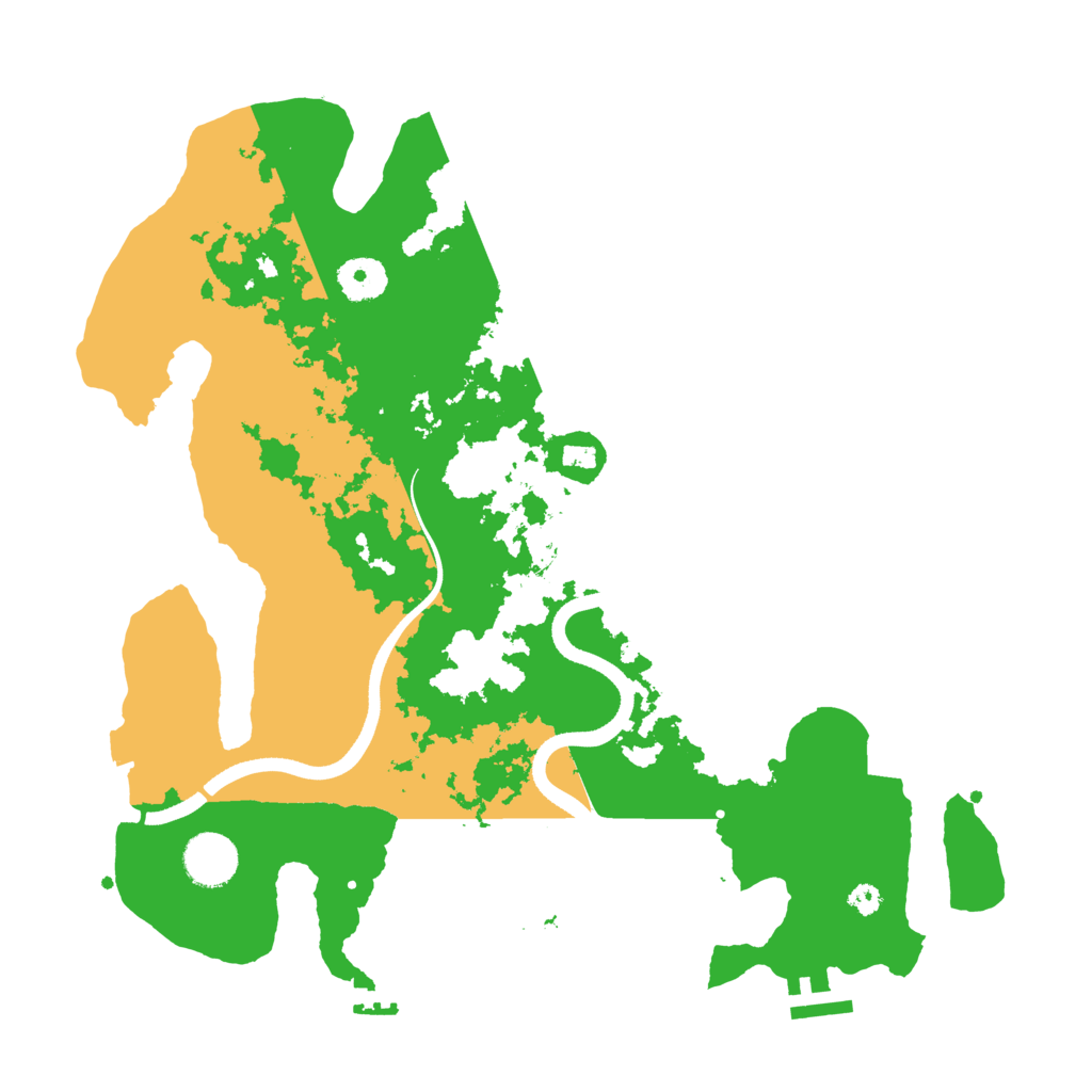 Biome Rust Map: Procedural Map, Size: 3550, Seed: 73117886