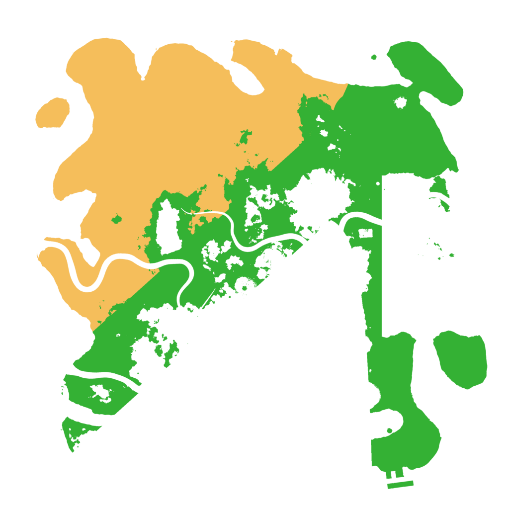 Biome Rust Map: Procedural Map, Size: 3950, Seed: 11123023