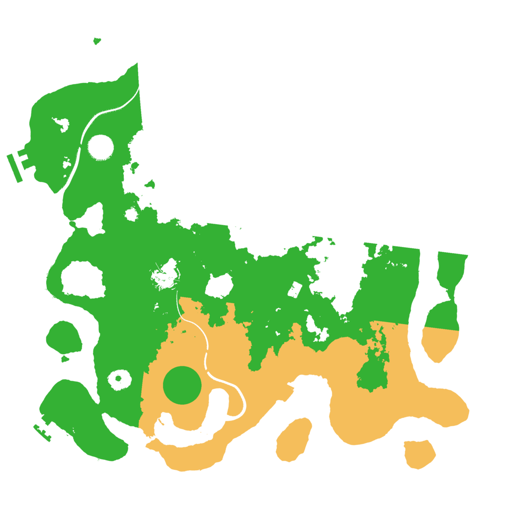 Biome Rust Map: Procedural Map, Size: 3500, Seed: 1302035067