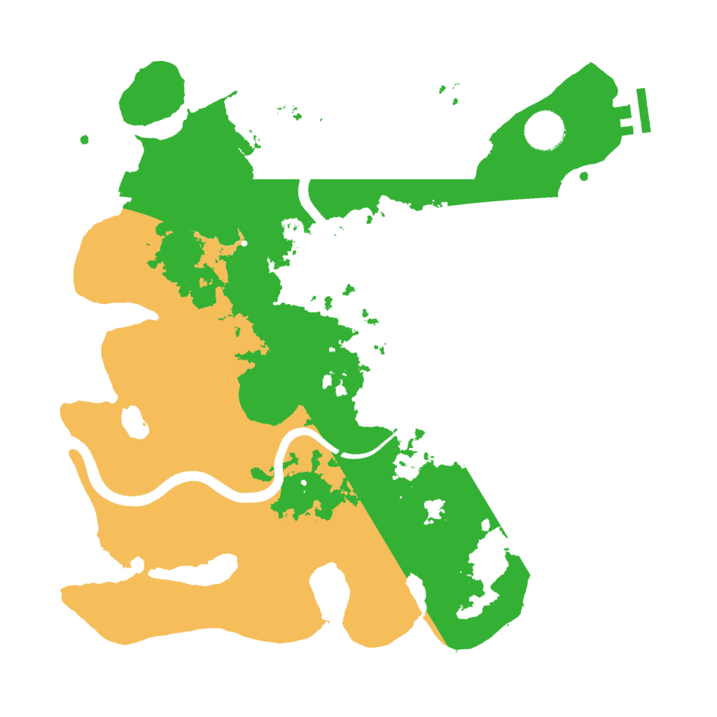 Biome Rust Map: Procedural Map, Size: 3250, Seed: 1311