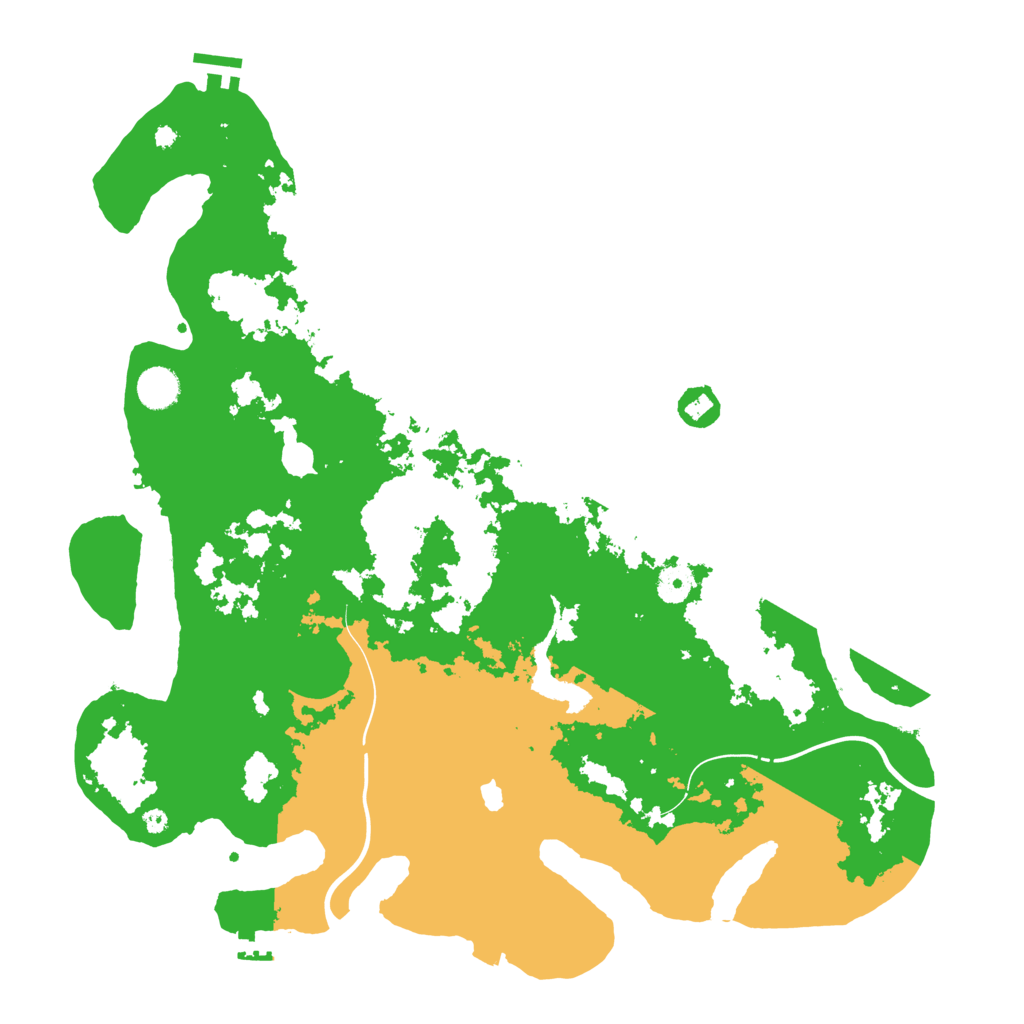 Biome Rust Map: Procedural Map, Size: 4250, Seed: 902777265