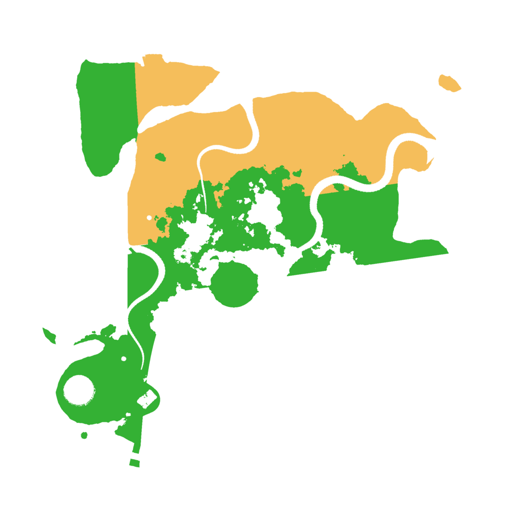 Biome Rust Map: Procedural Map, Size: 3000, Seed: 29837