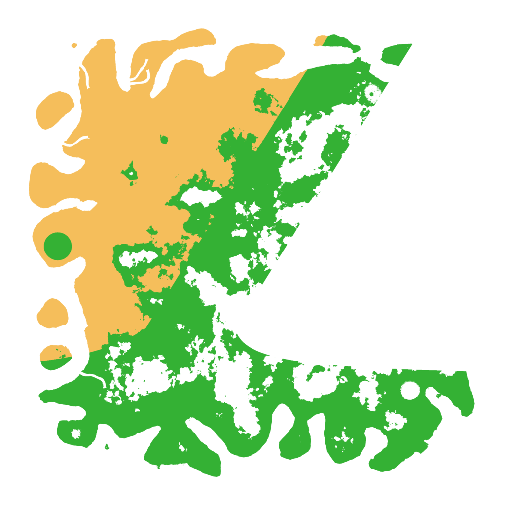 Biome Rust Map: Procedural Map, Size: 4800, Seed: 25753