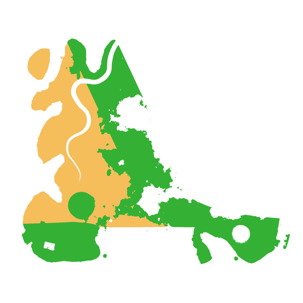 Biome Rust Map: Procedural Map, Size: 3000, Seed: 263844642
