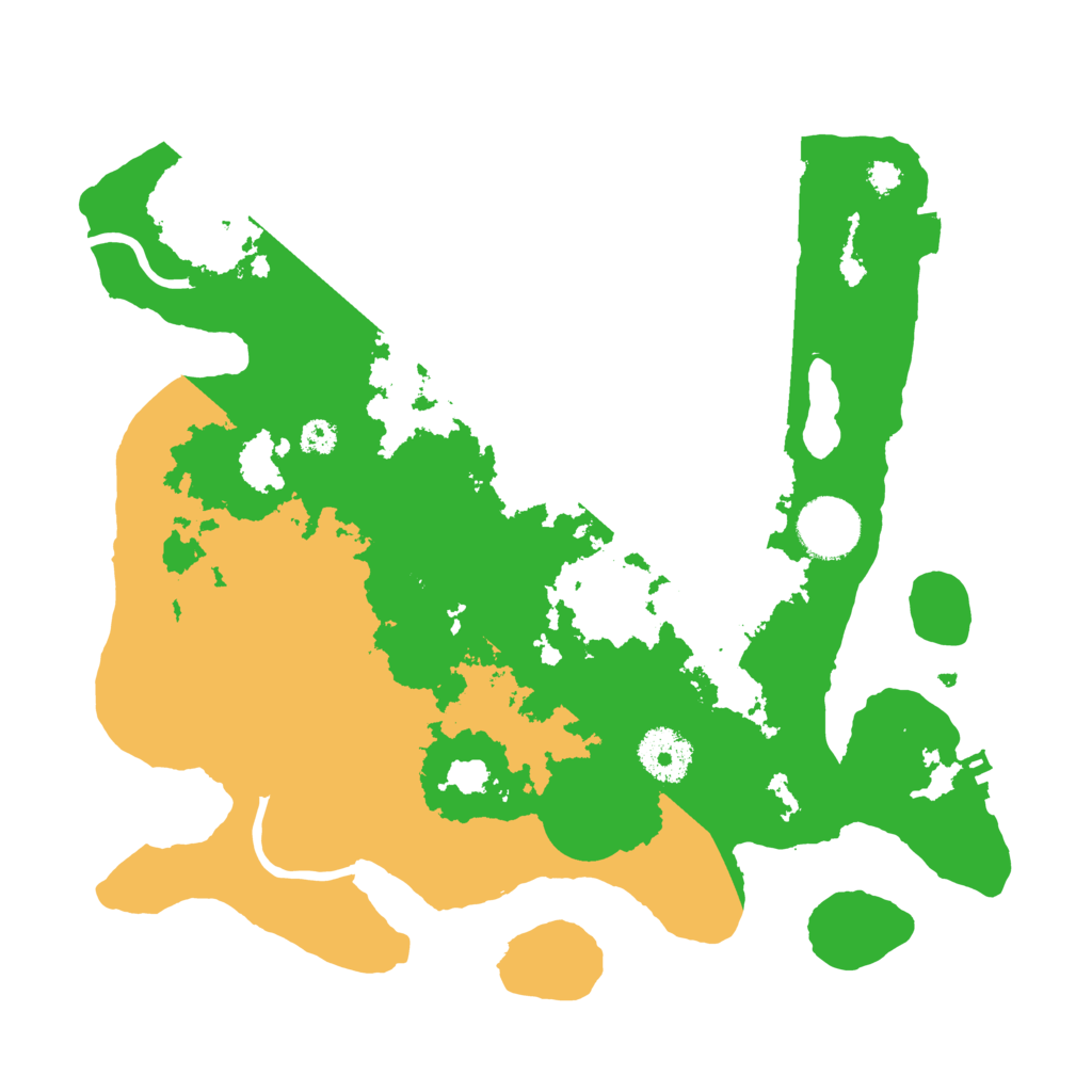 Biome Rust Map: Procedural Map, Size: 3100, Seed: 26292
