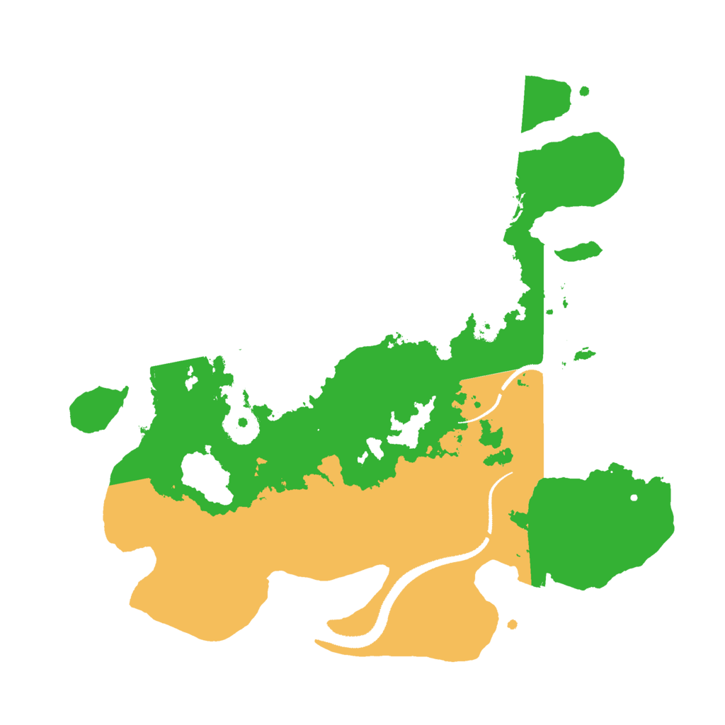 Biome Rust Map: Procedural Map, Size: 3000, Seed: 69842