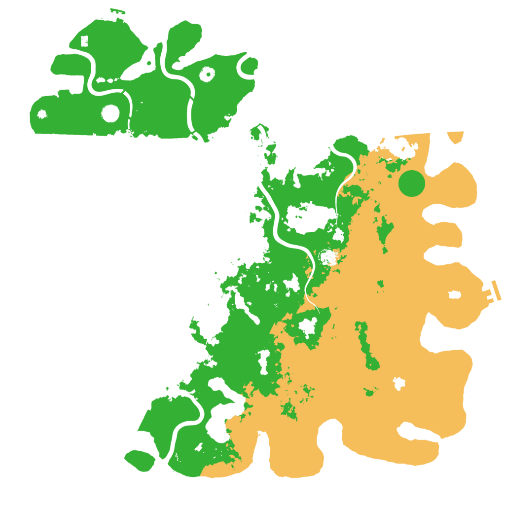 Biome Rust Map: Procedural Map, Size: 5000, Seed: 2024
