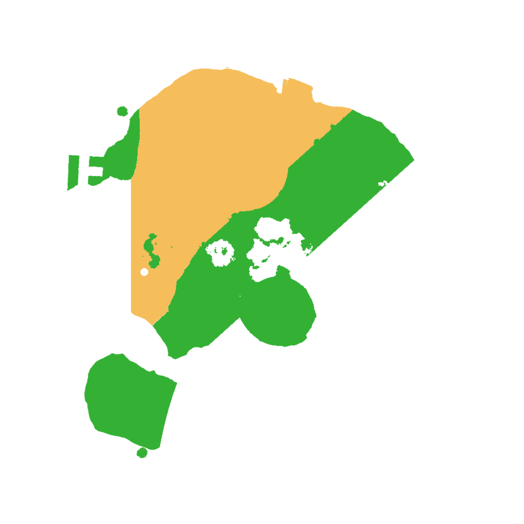 Biome Rust Map: Procedural Map, Size: 2000, Seed: 492428847