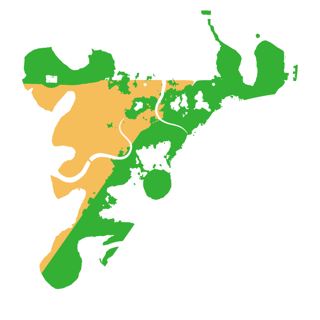 Biome Rust Map: Procedural Map, Size: 3000, Seed: 1896632857