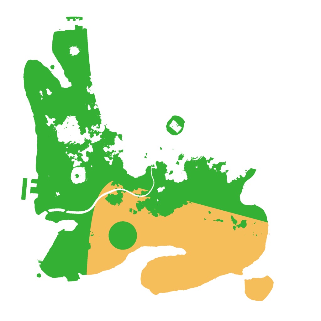 Biome Rust Map: Procedural Map, Size: 3000, Seed: 1043164242