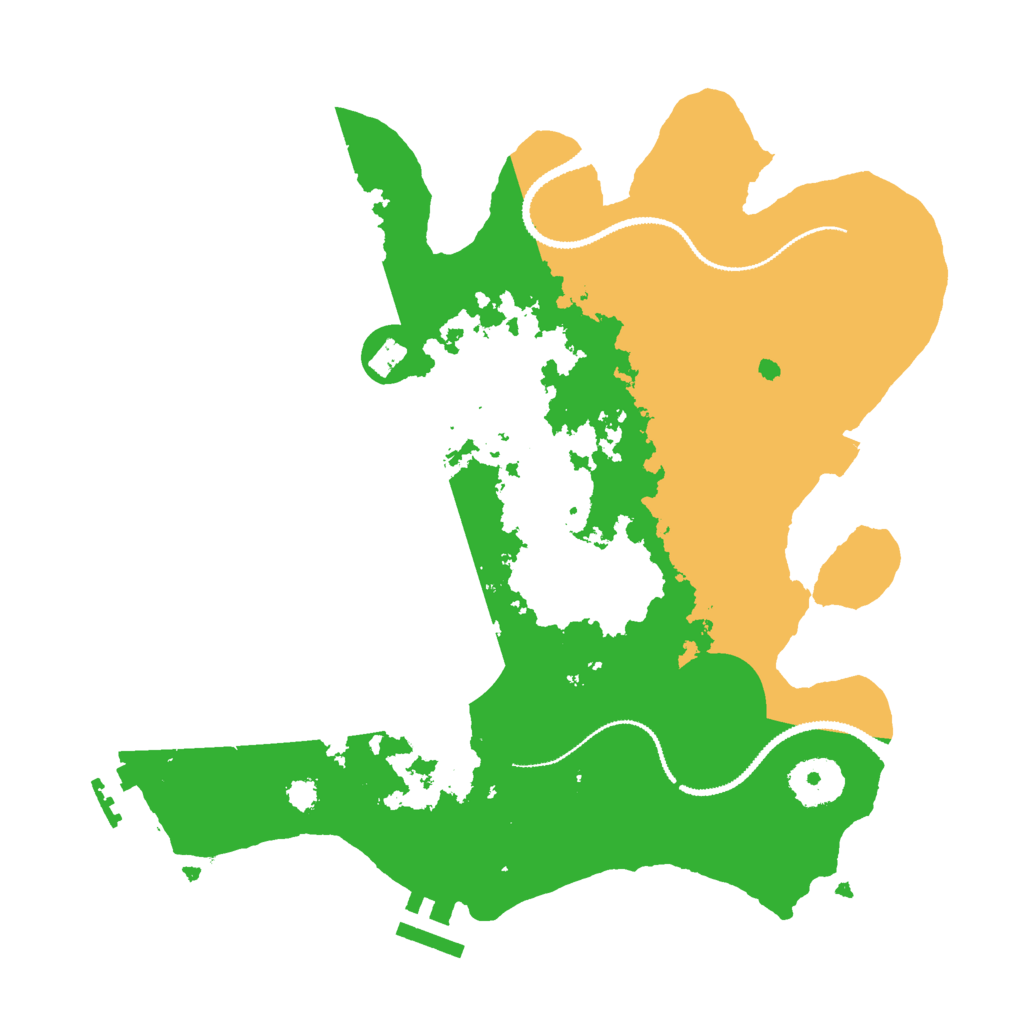 Biome Rust Map: Procedural Map, Size: 3000, Seed: 21853